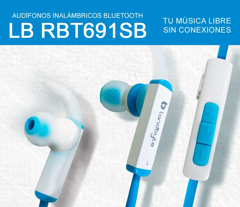 audifono inalámbrico bluetooth landbyte