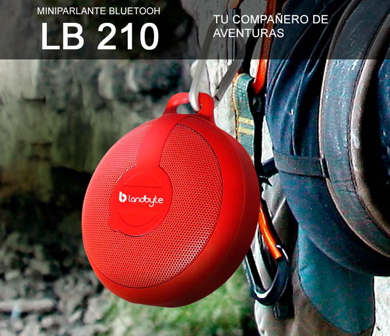 parlante inalámbrico bluetooth landbyte lb 210 altavoz