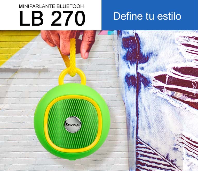 parlante inalambrico bluetooth landbyte lb 270